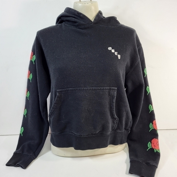 Obey Black Cropped Sweater - Picture 2 of 7